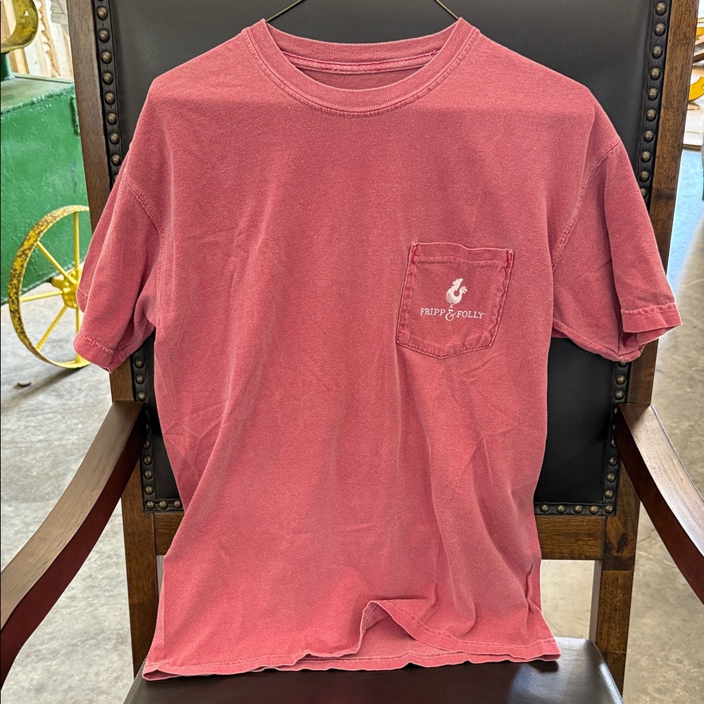 Men's Fripp & Folly Red Pocket Tee - Medium